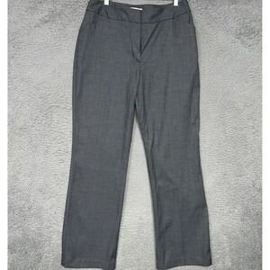 Talbots Heritage Dress Pants Women's Sz 6 Gray Tweed Herringbone Weave Trousers